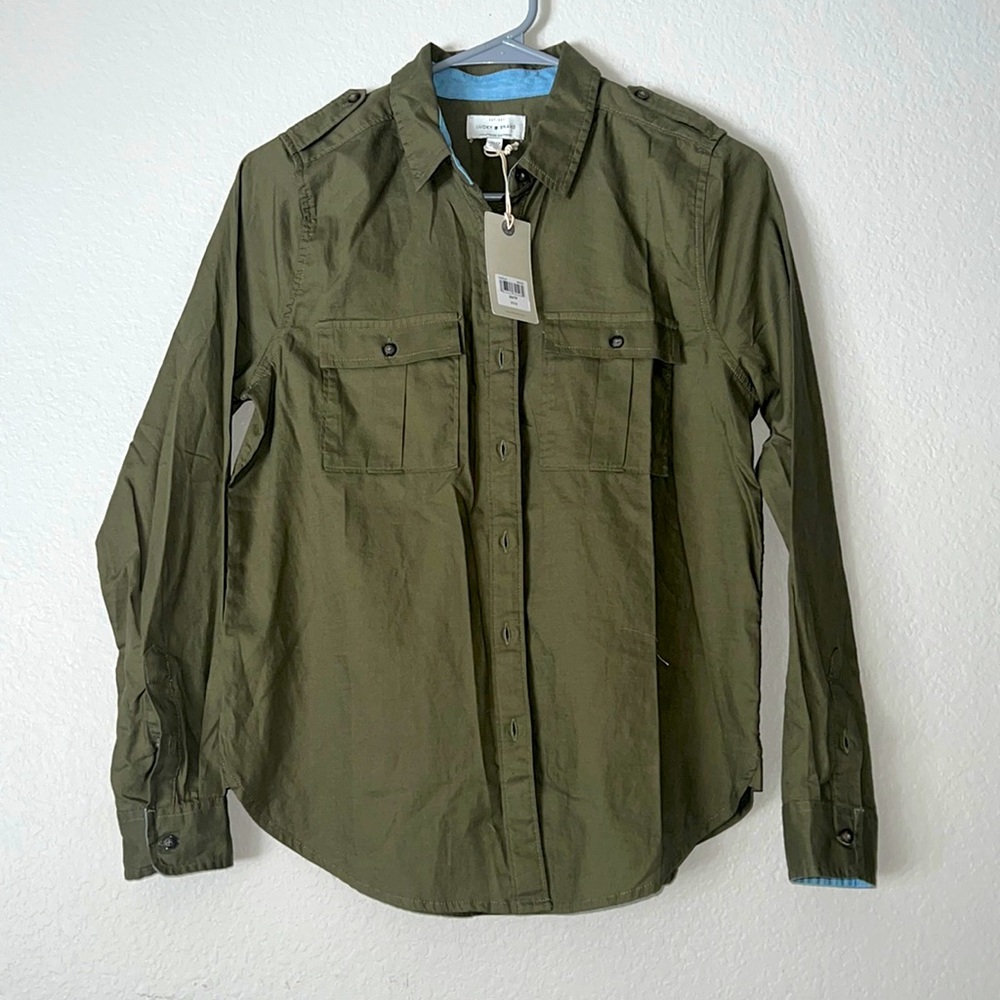 Lucky Brand: Green Burton Down: New with Tags: xs